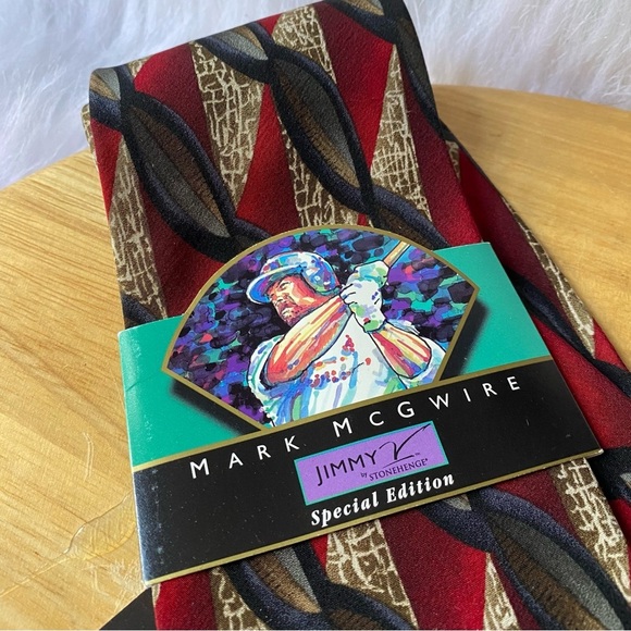 Mark McGwire Mens Tie New In Package Special Edition - Picture 1 of 7